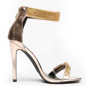 Cape Robbin Rose Gold High Heels